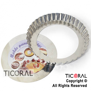 MOLDE TARTA DESF ALUMINIO N.6 (32 CM) x 1